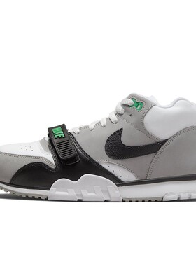 Nike Air Trainer 1 Chlorophyll 复古 中帮 训练鞋 男款 灰白黑