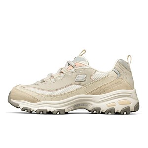 Skechers斯凯奇 DLITES 1代奶茶熊 QQ豆乳 网布织物合成革