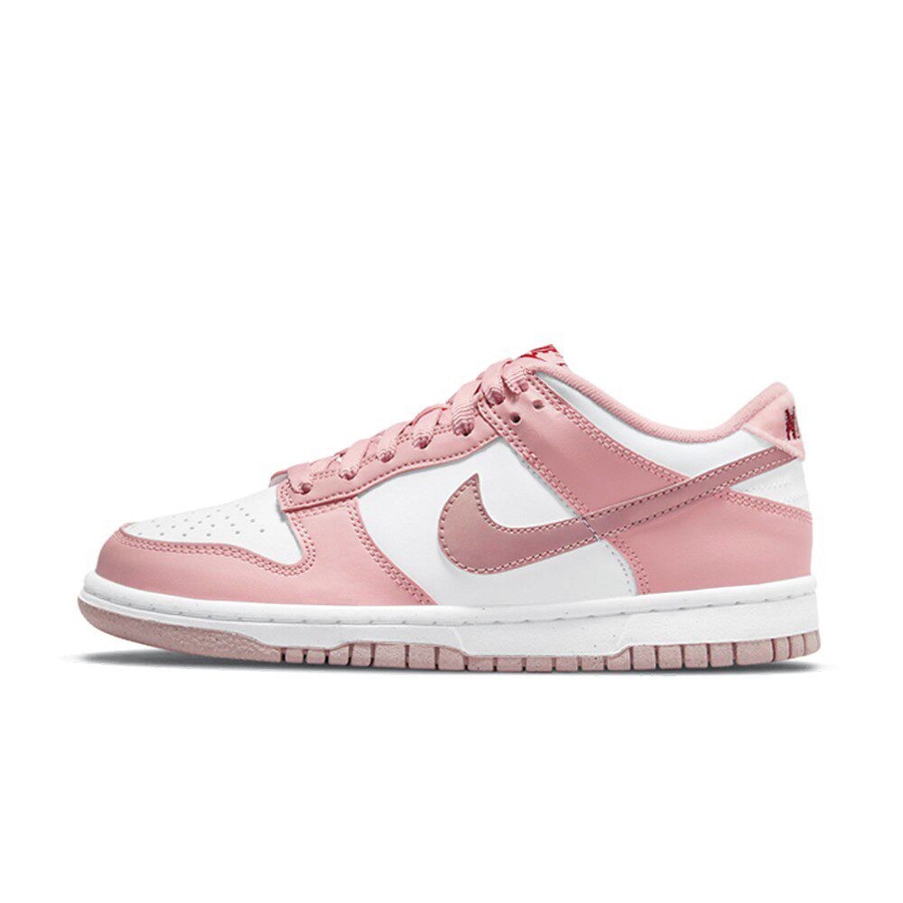 Nike Dunk Pink Velvet 复古休闲 低帮 儿童板鞋 樱花粉