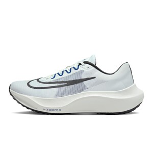 Nike Zoom Fly 5 疾速泡棉 低帮 碳板跑步鞋 男款 白黑色