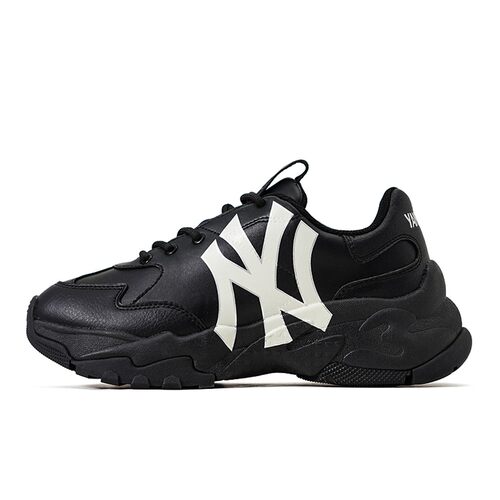 MLB Big Ball Chunky A 人造革 复古印花 舒适 低帮 老爹鞋 男女