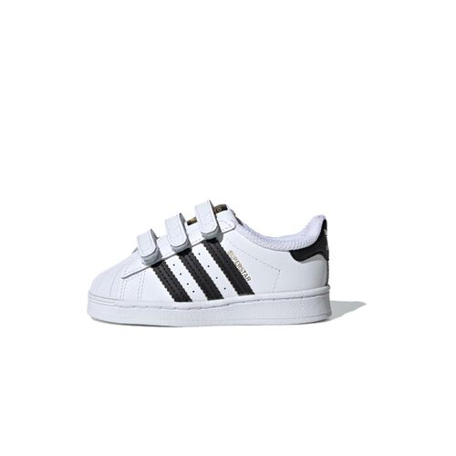 婴童 adidas originals Superstar cf i 防踢防滑 低帮 板鞋 白色