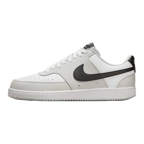 Nike Court Vision 时尚舒适薄底 防滑耐磨 低帮 板鞋 男款 灰白