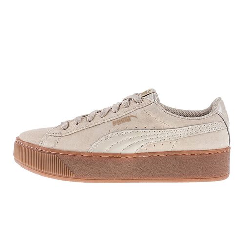 PUMA Vikky Platform Platform 轻便 低帮 板鞋 女款 桦木色
