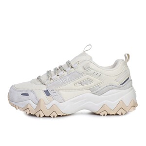 Fila 斐乐 OAKMONT系列 轻便低帮跑步鞋 男女同款 米白灰 韩版