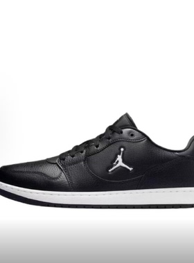 Jordan COURT CONNECT舒适耐穿低帮复古篮球鞋男款黑色