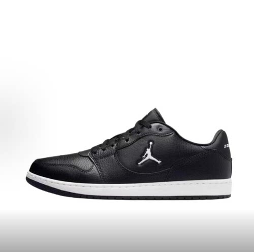 Jordan COURT CONNECT舒适耐穿低帮复古篮球鞋男款黑色