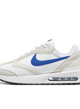 Nike Air Max Dawn 复古 合成革 低帮 休闲跑步鞋 男款 白色