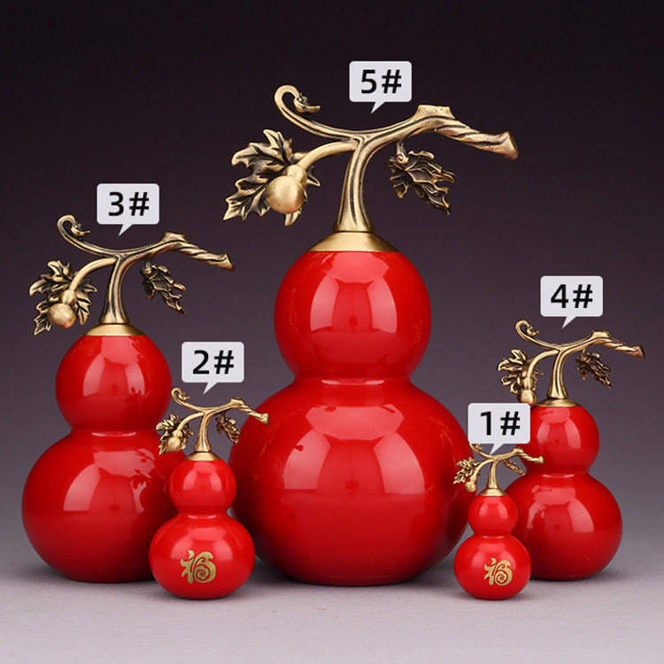 黄铜福葫芦摆件家居客厅玄关办公桌装饰品铜藤枝葫芦商务礼品摆设,家居饰品,桌面摆件,淘宝优惠券,粉丝福利购,淘宝优惠卷