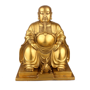 铜玄天上帝真武大帝摆件家居客厅办公室装饰玄武祖师爷铜像摆件