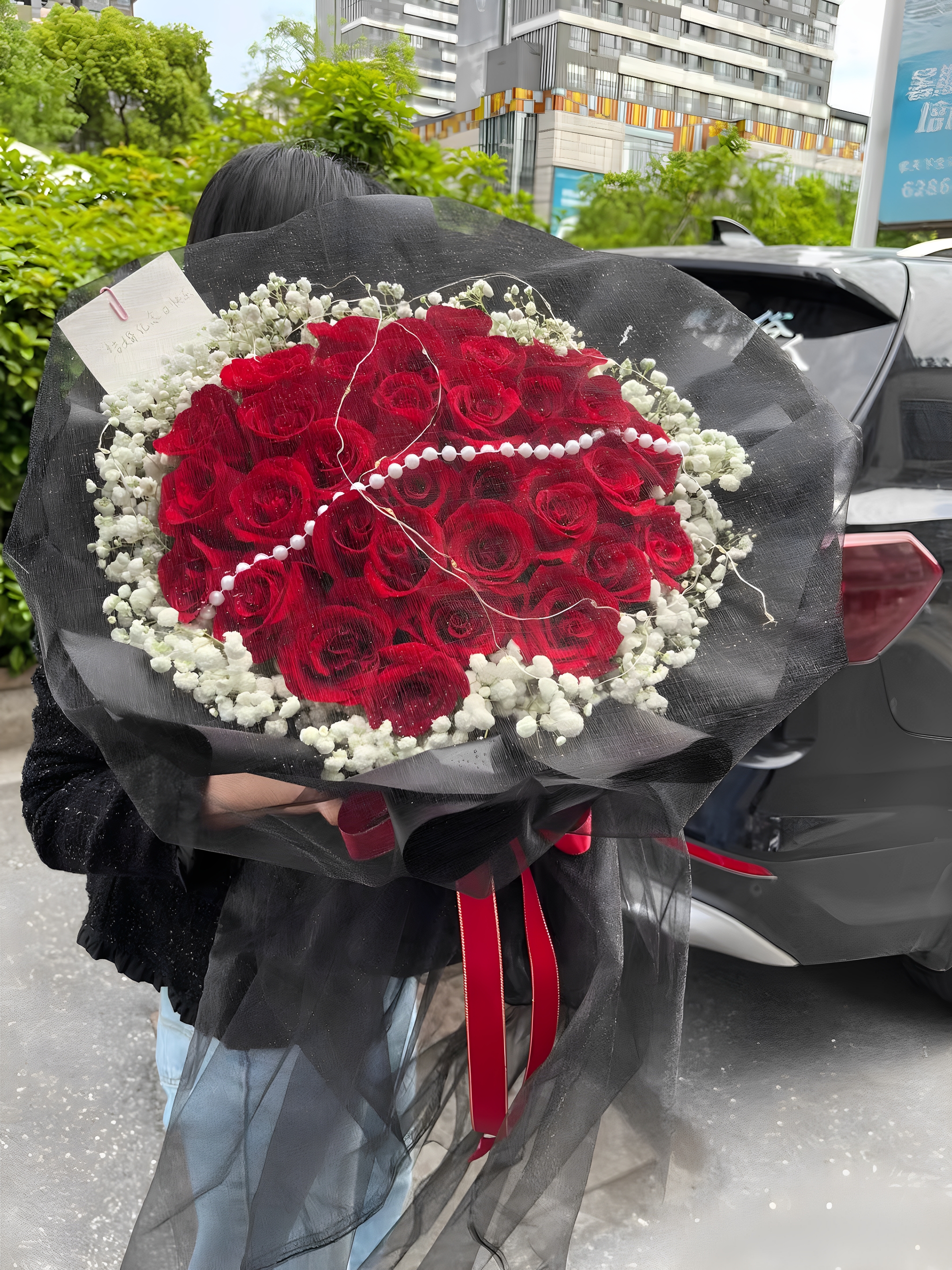 生日送花珠海生日鲜花速递同城红玫瑰红旗金湾香洲南屏斗门花店