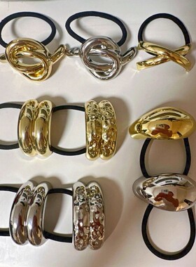 Vintage Metal Large Fashion Hammered Arch  Rhodium Hairband