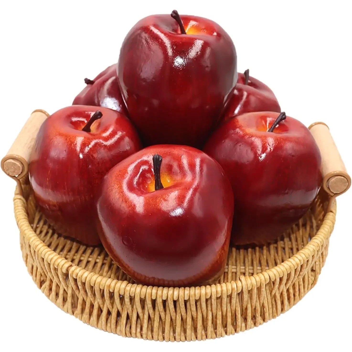 6PCS Artificial s Fake Lifelike Fruit Realistic Decoration P