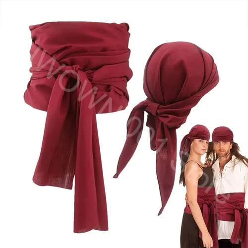 Halloween Pirate Hat Belt Set Costume Hat Belt Unisex Pirate