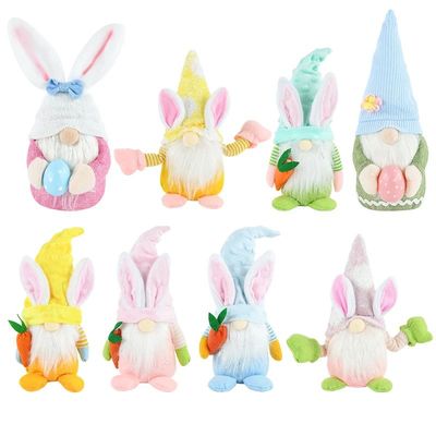 Easter Gifts Faceless Gnome Rabbit Dolls Bunny Carrot arf Pl