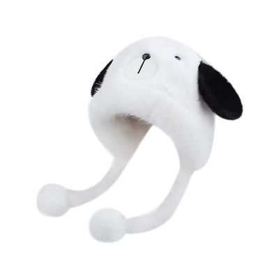 Thicken Cute Bear Winter Hat Cold-proof Beanie Hats Ear Prot