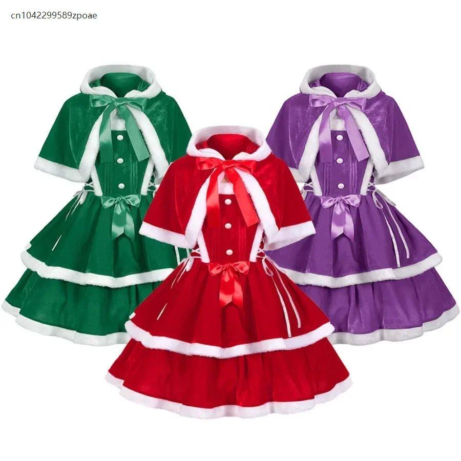 2025 Christmas Women's Sexy Sweet Red Dress Christmas New Ye