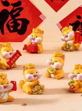 The Year of Horse Mascot Resin Miniature Kawaii Spring Festi