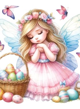 Easter Bunny Chick Flower Window Clings ers for Glass Cross