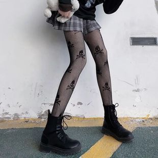 Leggings Lolita Body Tights Mesh Women Out Gothic Hollowed
