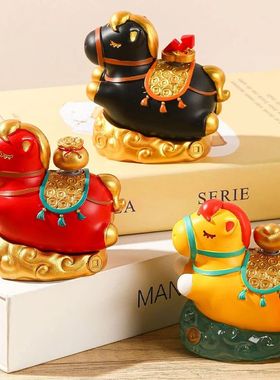 1Pcs Little Fat Horse Souvenir Horse-Shaped Figurine Festiva