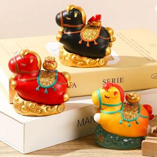 1Pcs Little Fat Horse Souvenir Horse-Shaped Figurine Festiva