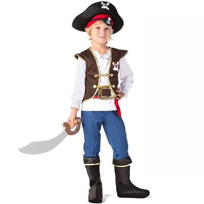 ^NU Pirates Costume Children'S Day Kids Boys Halloween Cospl