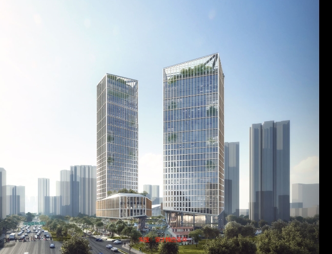 Ai space factory上海北外滩国华金融中心rhino 犀牛模型 1.76GB