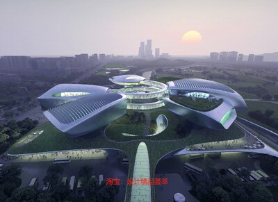 MAD-深圳科技馆新馆投标效果图+rhino犀牛模型