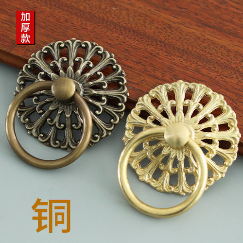 中式仿古大门纯铜拉环