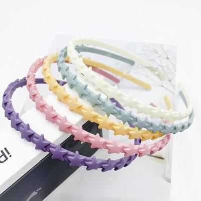 儿童小星星发箍小清新不勒头可爱学生发卡磨砂压碎发细根头箍饰品