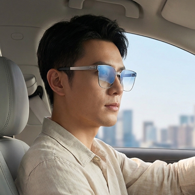 男女大框Starlingear超轻薄变色近视眼镜时尚墨镜防紫外线太阳镜