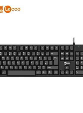 来酷KB101有线商务办公游戏键盘 usb笔记本台式电脑通用104键促销