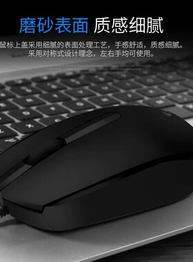 HP/惠普M10 USB有线游戏鼠标笔记本台式电脑商务办公家用小巧鼠标