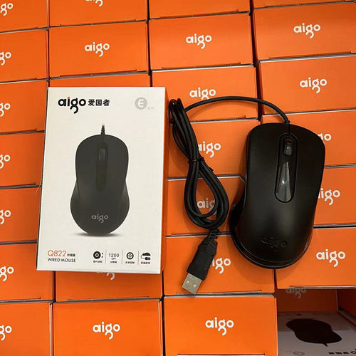 Q822有线家用商务办公游戏笔记本台式电脑USB光电通用鼠标