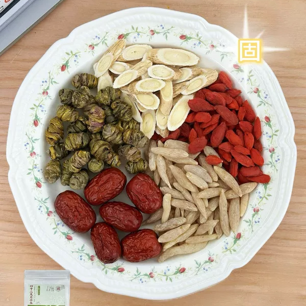 42天麦冬石斛黄芪枸杞茶包月子图片
