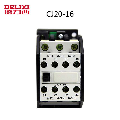 德力西交流接触器CJ20-16A三相380v 220v 36v 110v 常开常闭