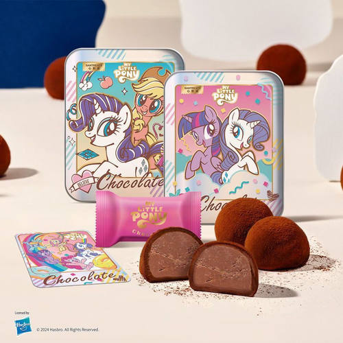 心彩滋小马宝莉雪融巧克力赠贴纸