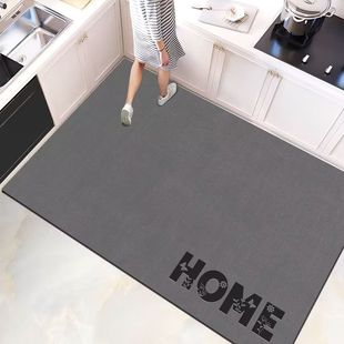 厨房专用硅藻泥地垫防滑防油吸水脚垫新款 耐脏可擦地毯满铺可裁剪