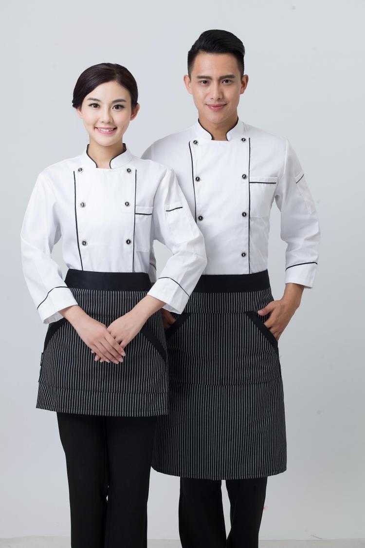 Veste chef cuisinier en coton - Ref 1907639 Image 3
