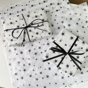 星星雪梨纸礼物礼品装饰diy打包材料包装盒大张星星天雪梨包装纸