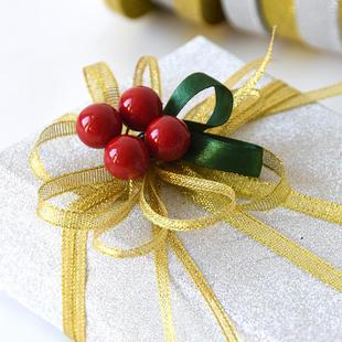 金葱银葱丝带金色丝带蛋糕礼物水果礼盒金色丝带蝴蝶结带DIY丝带