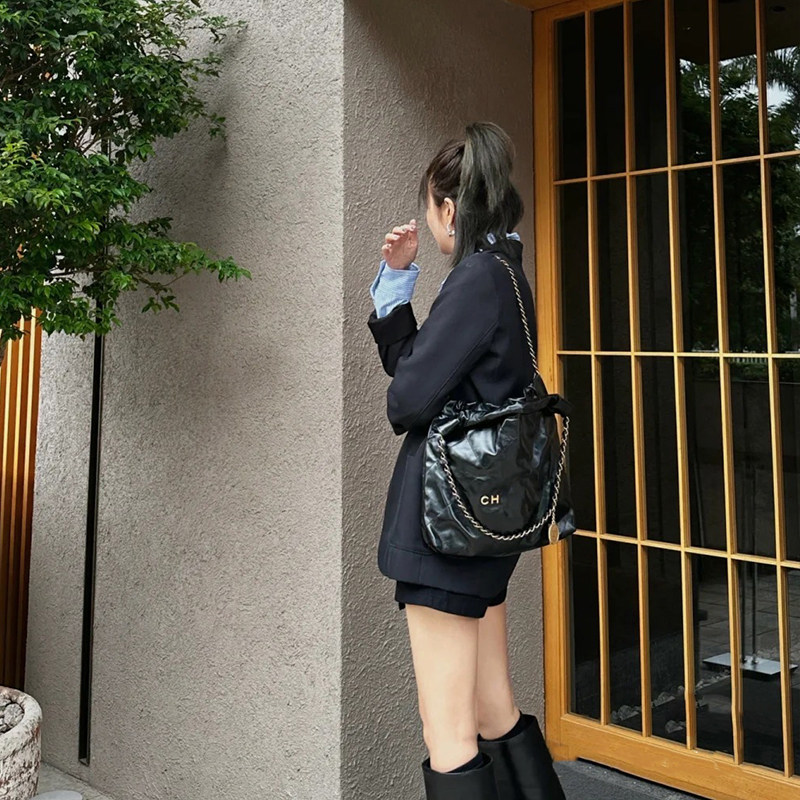 大女主商场同款真皮托特包