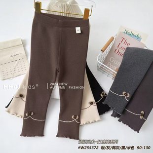 【涵涵当家600g】女童打底裤加绒长裤儿童保暖裤外穿春秋冬天棉裤