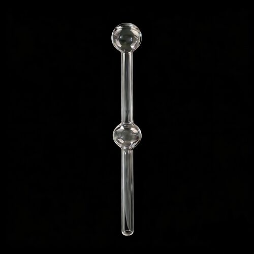 实验室玻璃双球反应管玻璃管正水管180-200㎜