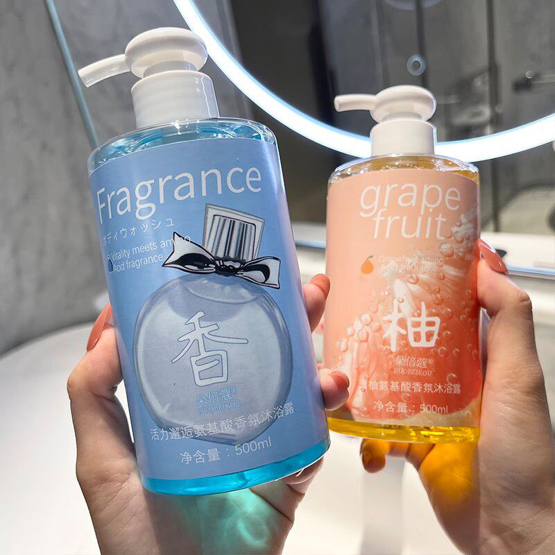 朵倍蔻氨基酸香氛沐浴露香水型沐浴露套装夏季除螨水蜜桃持久留香