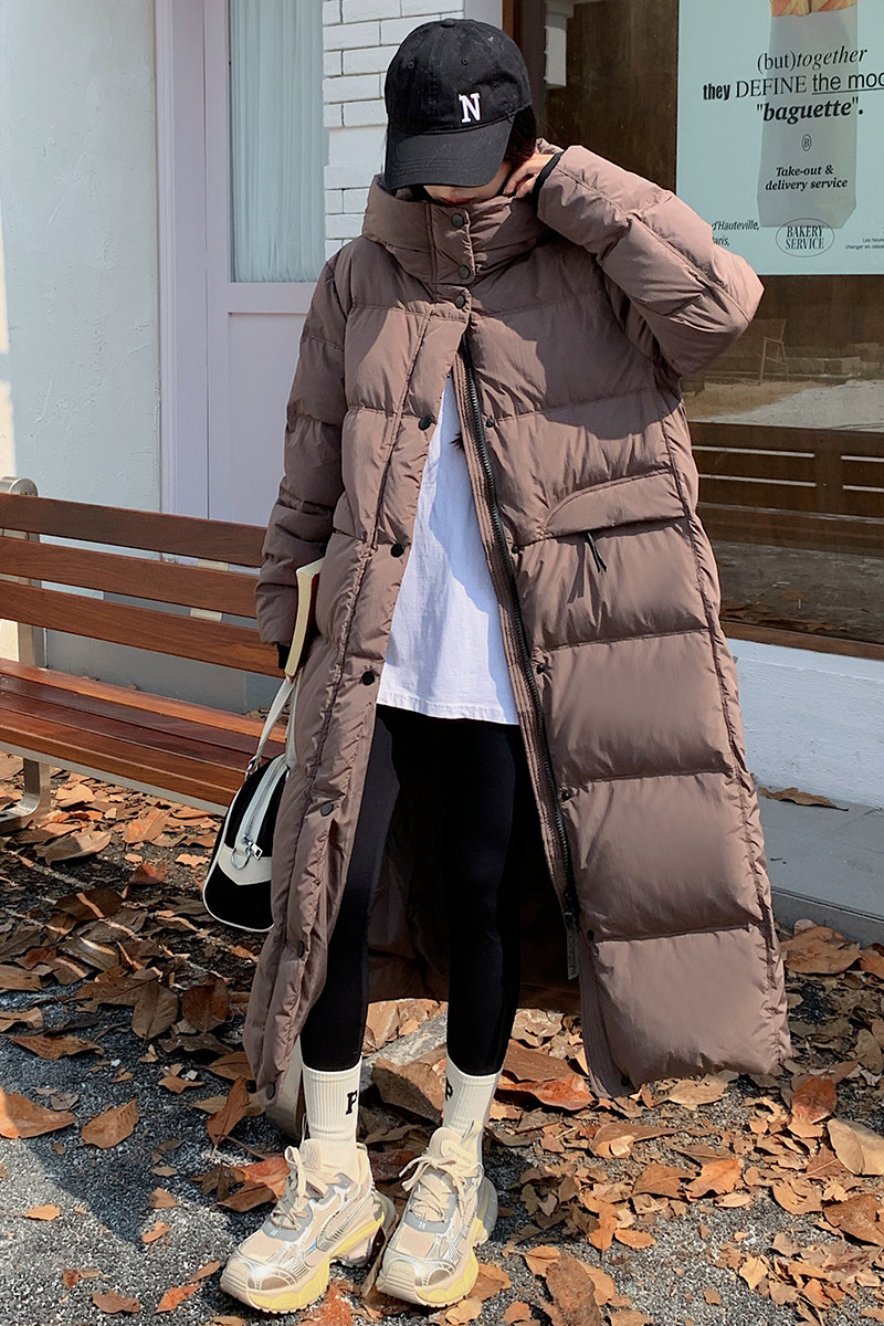 【新款】现货高级感撞色拉链羽绒服90绒8658款P360控518,女装羽绒服,2C139