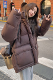 现货主推新增色附买家秀撞色里布羽绒服90绒6182款P285控418，女装羽绒服，2C139