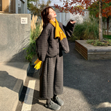 新品大货内胆90绒+加绒裤两件套配围巾2C139-879-P295-K438，女装套装/套裙，2C139