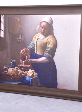 现代简约学院风数字油画外框油画框装裱40X50X60X70X80画框定制